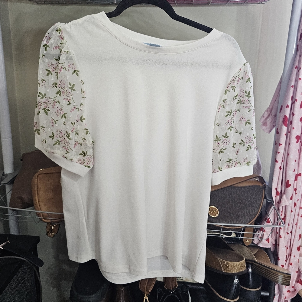 Womens flower blouse